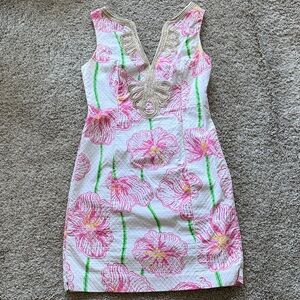 Lilly Pulitzer Pink Floral Mini Dress